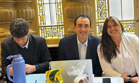José María Carambia y Natalia Gadano convocaron a no dar quórum. José María Carambia y Natalia Gadano convocaron a no dar quórum.