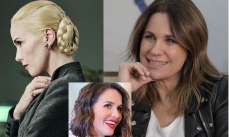 La reacción de Nancy Dupláa al ver a Natalia Oreiro representando a Evita. La reacción de Nancy Dupláa al ver a Natalia Oreiro representando a Evita.