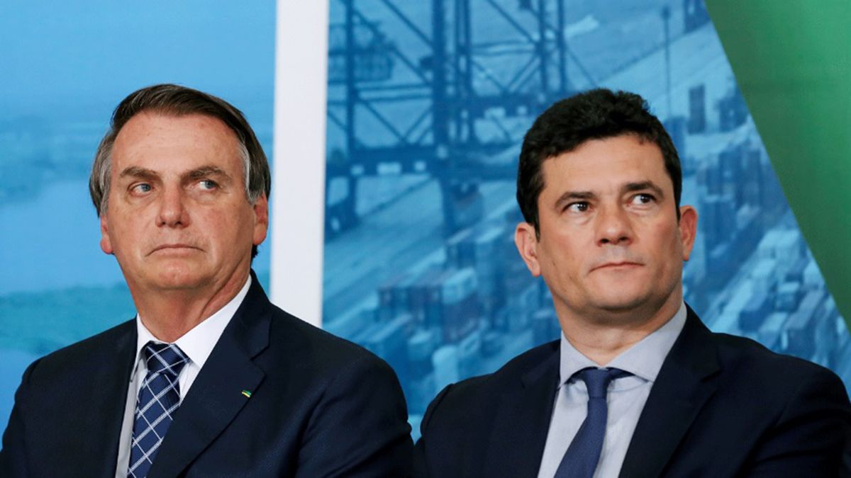 Jair Bolsonaro y Sergio Moro.