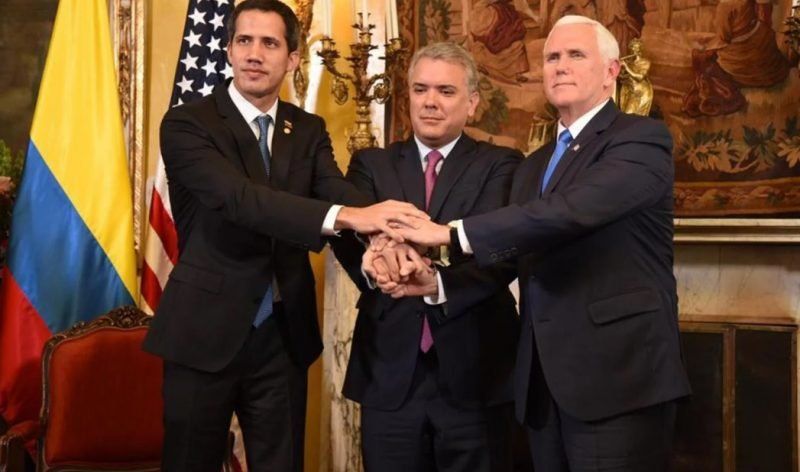 El vice de Estados Unidos a Guaidó: “Trump está con usted 100%”