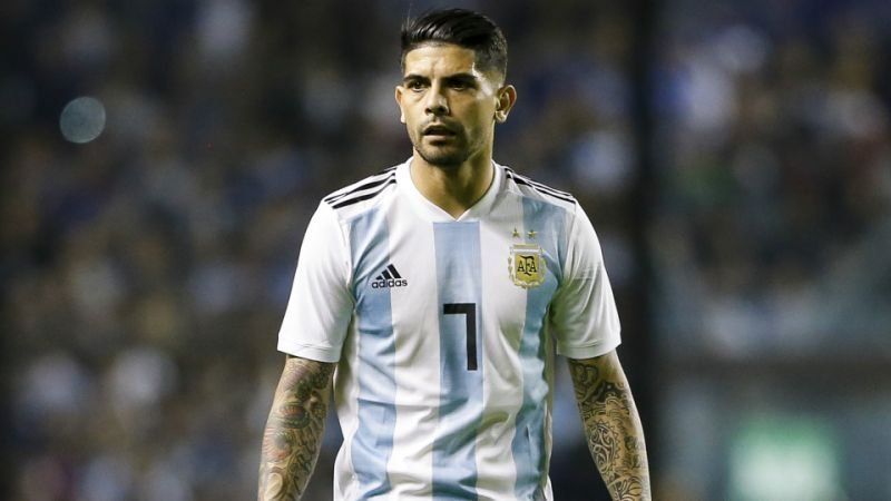 Banega, con molestias musculares
