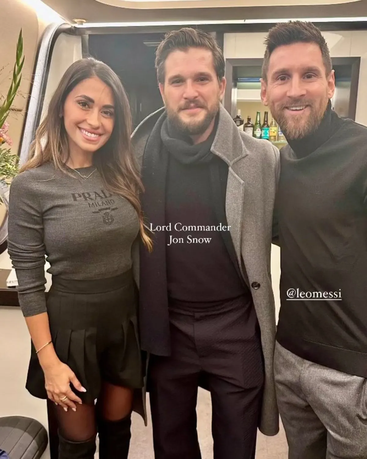 Messi junto al Rey del Norte.