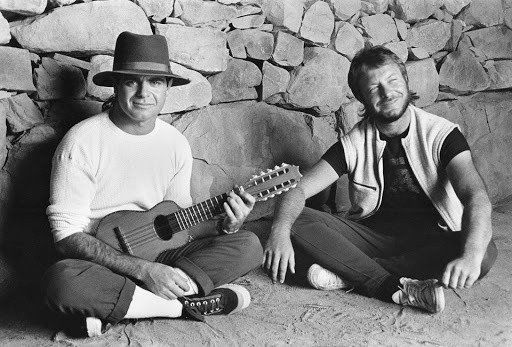 León Gieco junto a Gustavo Santaolalla