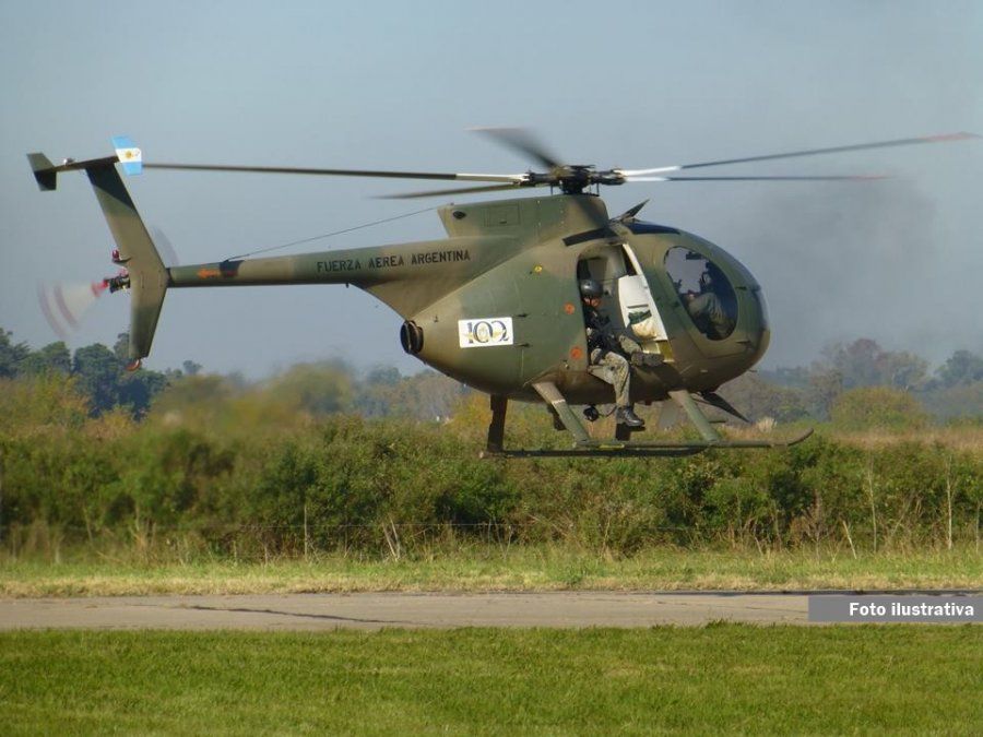 Percance del helicóptero que trasladaba parte de la comitiva presidencial