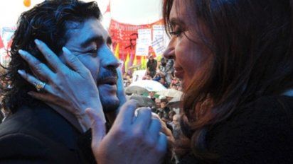 Cristina Kirchner expresó una gran tristeza por la muerte de Diego Maradona