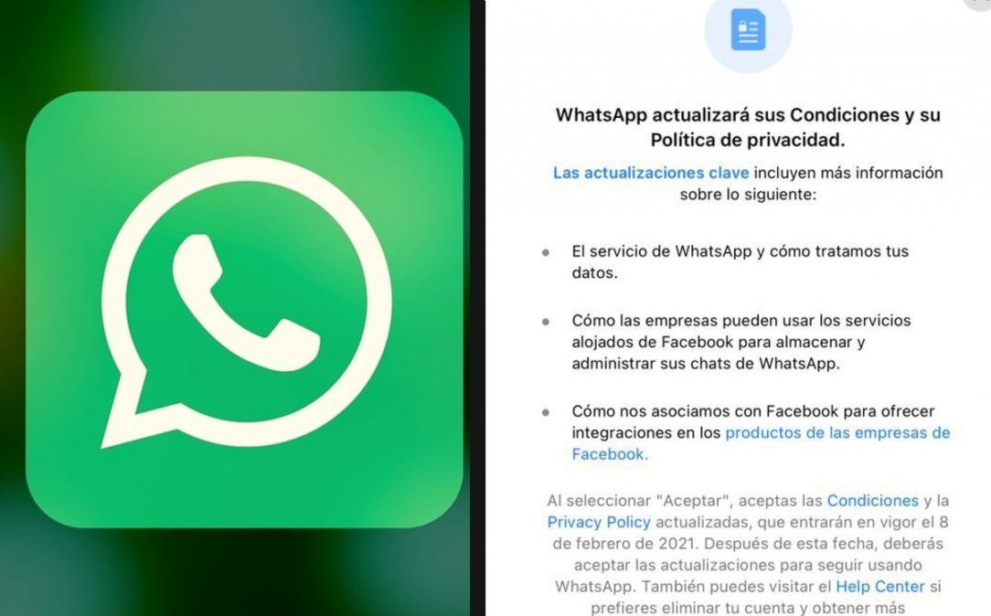 WhatsApp puso como fecha límite para aceptar los nuevos términos al 15 de mayo de 2021.&nbsp;