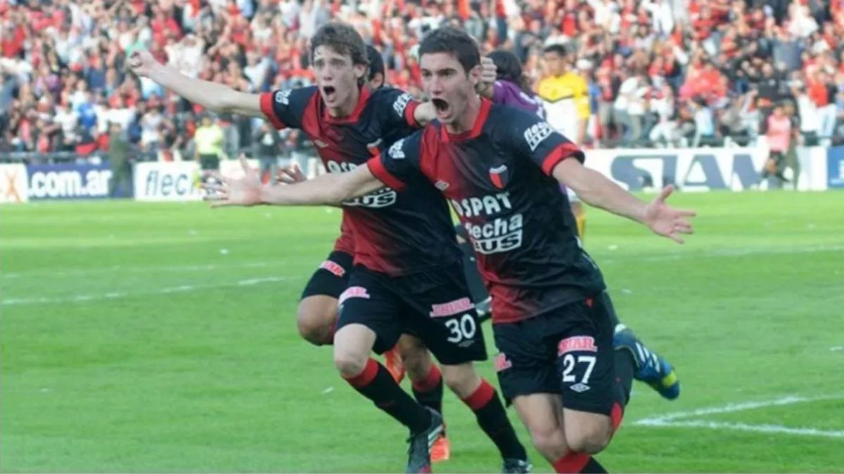 Germán Conti y Lucas Alario