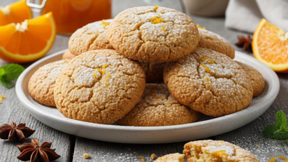 Galletitas de naranja sin harina ni azúcar: la receta nutritiva que se hace en minutos
