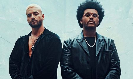 Maluma junto a The Weeknd Maluma junto a The Weeknd