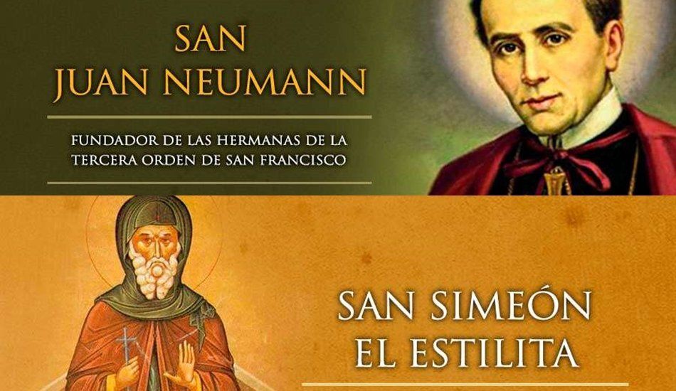 5 de enero: San Juan Neumann y San Simeón, el Estilita