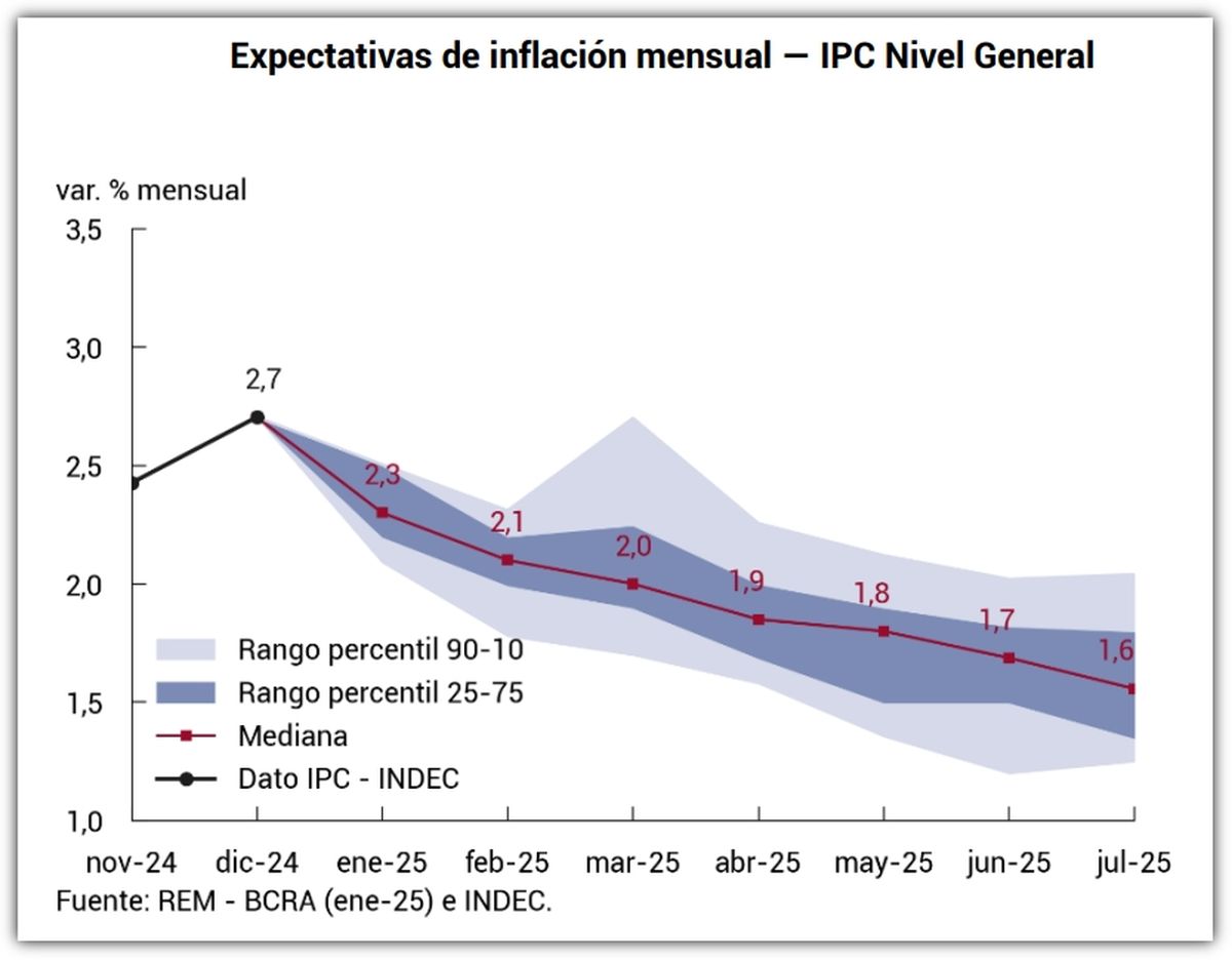 Fuente: REM - BCRA