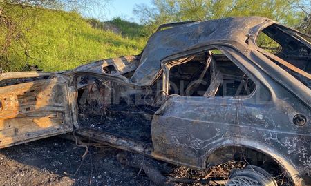 Murió calcinado en la Circunvalación Oeste el conductor del auto quemado Murió calcinado en la Circunvalación Oeste el conductor del auto quemado