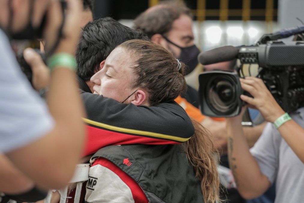 La emoción Rocío Migliore tras lograr el segundo puesto en su debut.