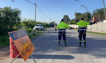 Repavimentación en el Acceso Norte. Repavimentación en el Acceso Norte.