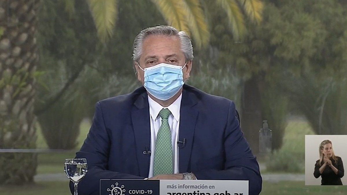 Alberto Fernández presentó el Programa Acompañar.