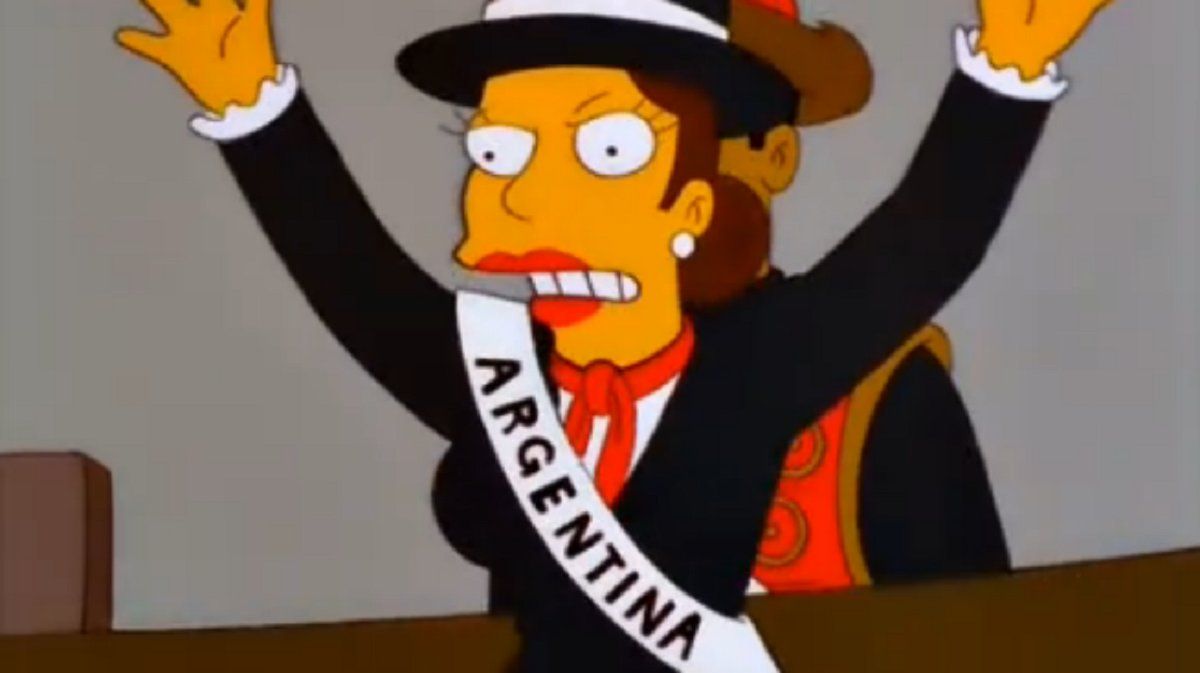 Los Simpson y sus referencias a Argentina.