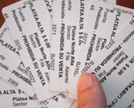 Se venden entradas falsas en la previa de los clásicos. Se venden entradas falsas en la previa de los clásicos.