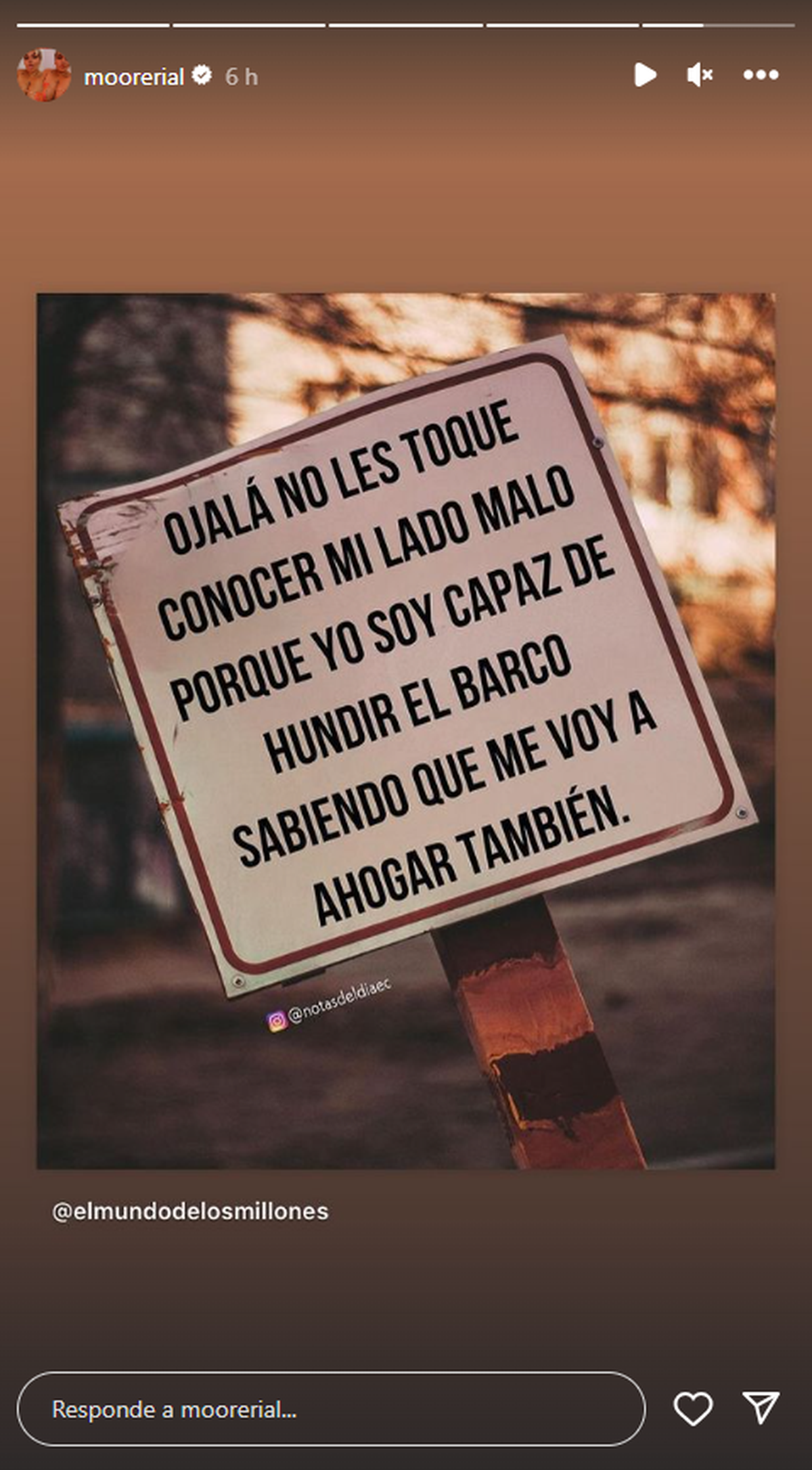 More Rial vía Instagram. More Rial vía Instagram.