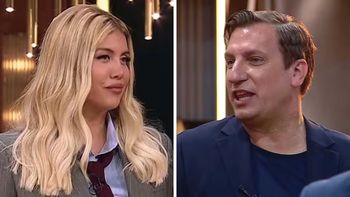 Los gritos en italiano de Wanda Nara a Maxi López en MasterChef Celebrity: