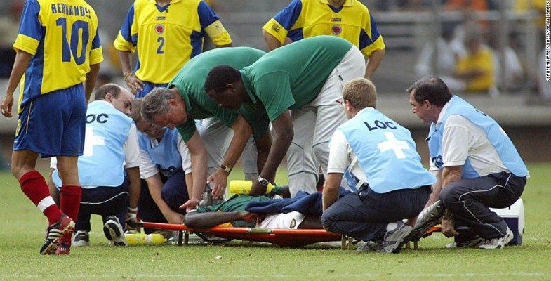 La historia de Marc-Vivien Foé, fallecido en el campo de juego