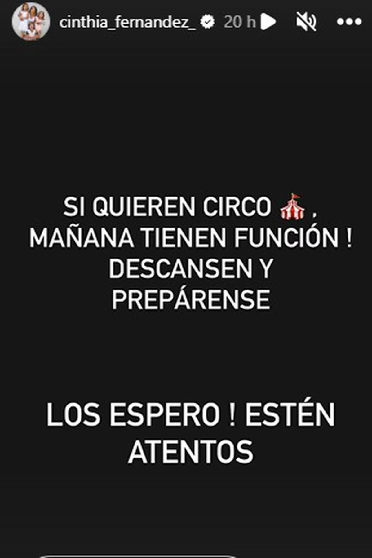 Cinthia Fernández respondió con un irónico comentario al enterarse que habría supuestas acciones legales en su contra.