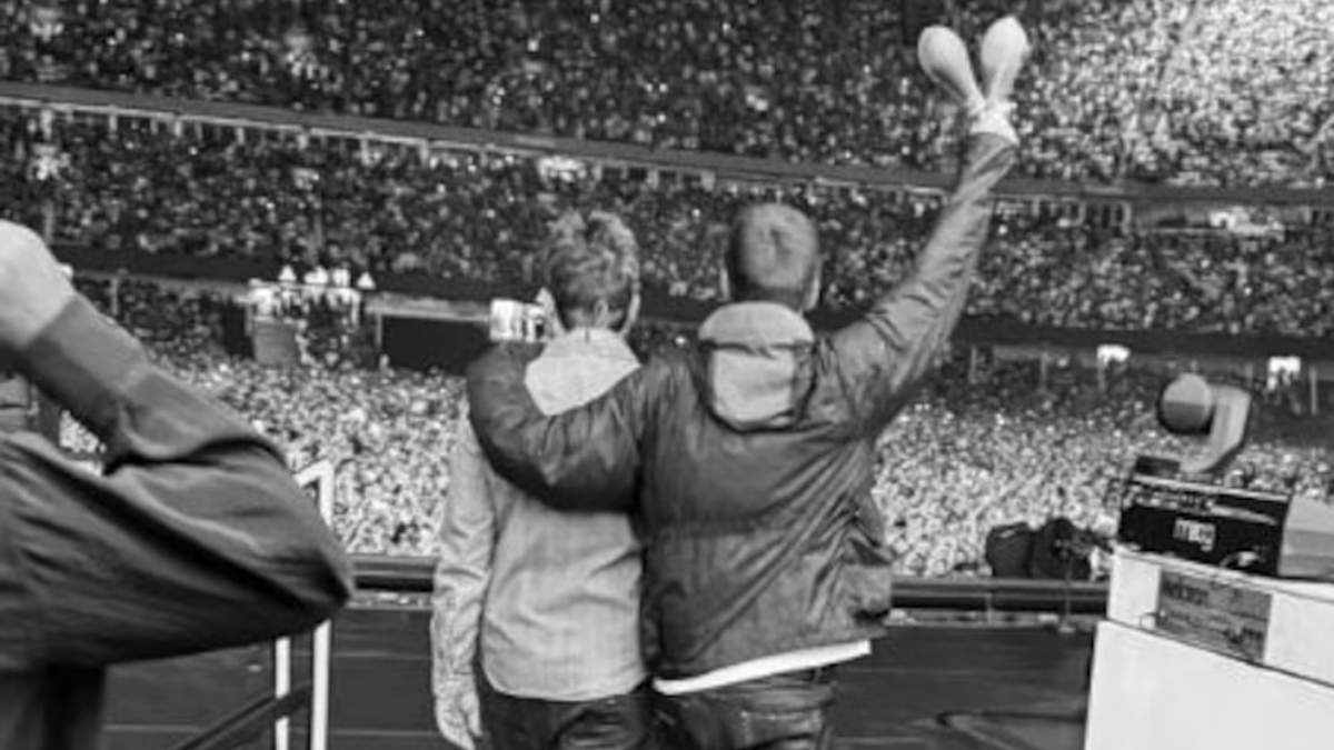 Los Gallagher volvieron a compartir escenario.