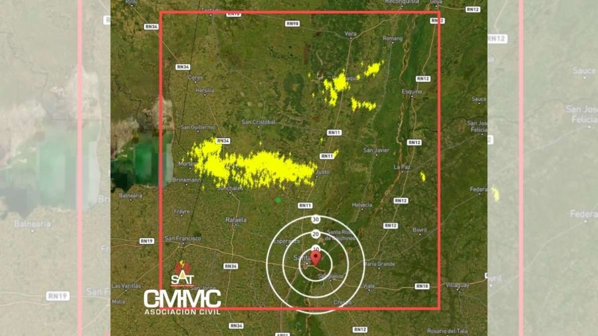 Se esperan abundantes precipitaciones y ráfagas de viento en la ciudad de Santa Fe y la región. Se esperan abundantes precipitaciones y ráfagas de viento en la ciudad de Santa Fe y la región.