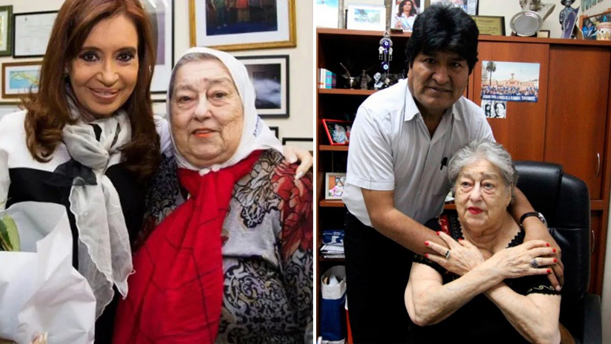 Políticos nacionales e internacionales despidieron a Hebe de Bonafini.
