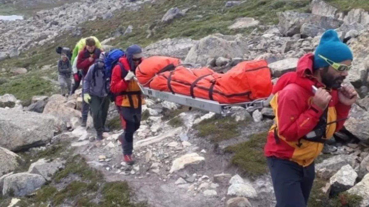 Avalancha en El Chaltén: murió un turista extranjero y otra resultó herida