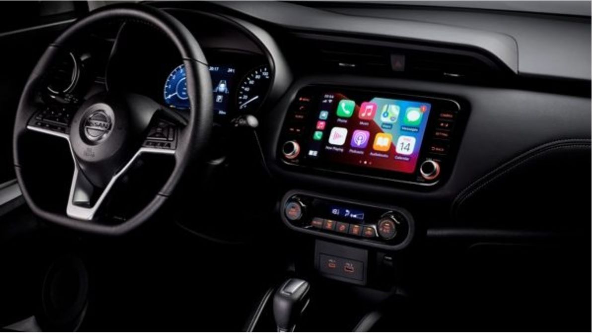 Así es el interior del Nissan Kicks Play.