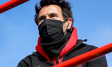 Eduardo Domínguez, entrenador de Colón. Eduardo Domínguez, entrenador de Colón.