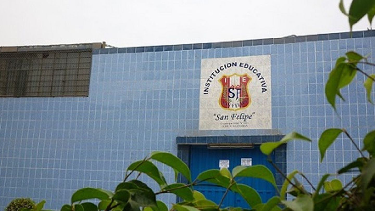 El hecho ocurrió en el colegio San Felipe. (Foto: gentileza De Perú) 
