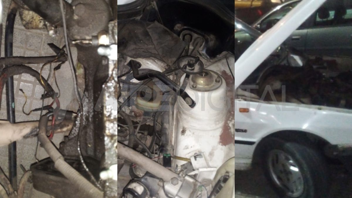 Cuando encontraron el vehículo en una casa del barrio Don Bosco, ya habían empezado a desmantelarlo. Cuando encontraron el vehículo en una casa del barrio Don Bosco, ya habían empezado a desmantelarlo.