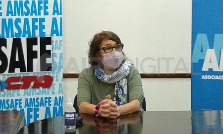 Sonia Alesso, secretaria general de Amsafé. Sonia Alesso, secretaria general de Amsafé.