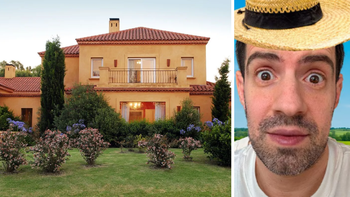 Así es la casa de campo de Martín Cirio: minimalismo, gimnasio privado y mucho verde