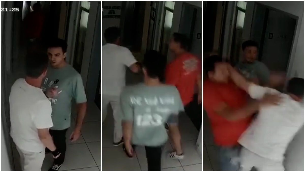 Guillermo Bailatresultó con una costilla fracturada