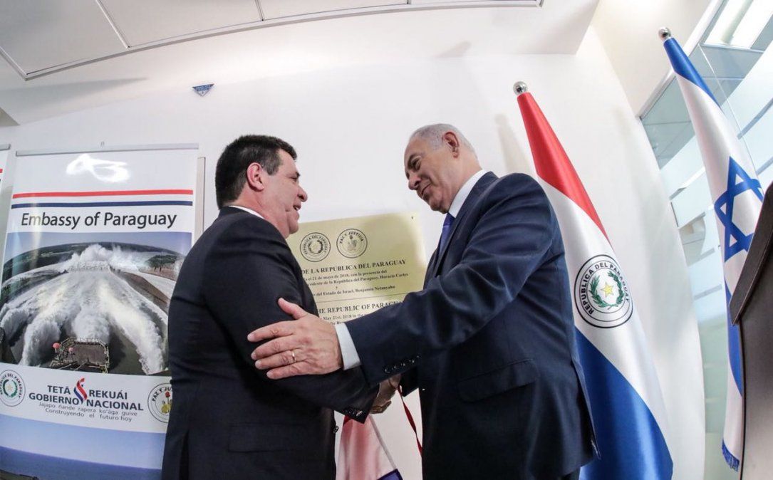 El presidente de Paraguay inauguró su embajada en Jerusalén