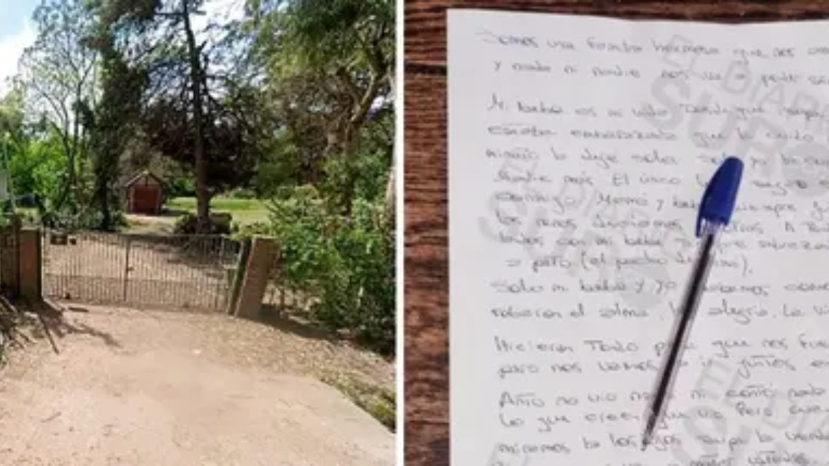 Horror en Alejandro Korn: la carta macabra de la mujer que mató a su hija de 3 años y a su marido