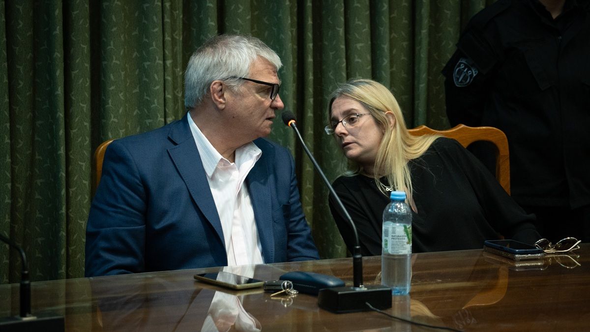 Marcos Barceló y Macarena Olivera, los defensores del docente Trigatti. Marcos Barceló y Macarena Olivera, los defensores del docente Trigatti.