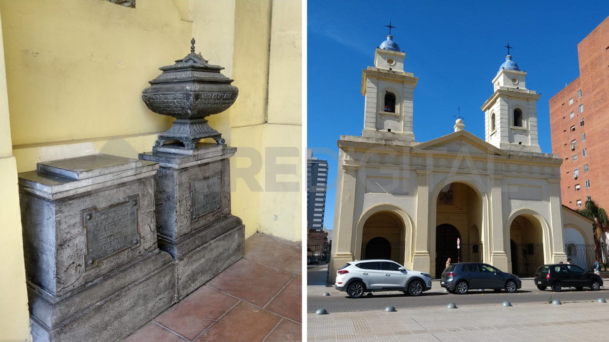 Intentaron robar la urna del Granadero Juan Apóstoles de la puerta de la Catedral Metropolitana