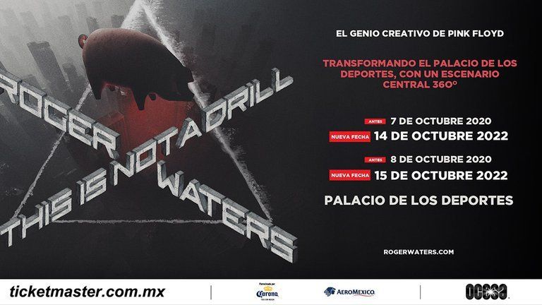 Roger Waters anuncia dos fechas para México.