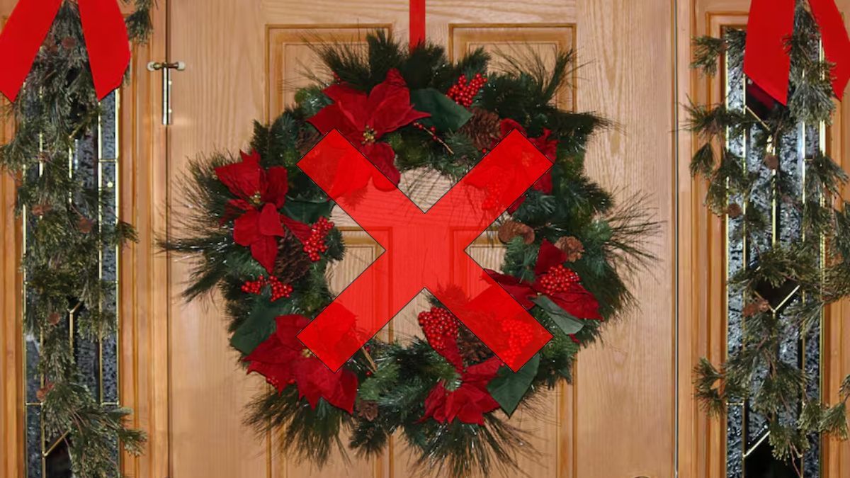 Chau al adorno en la puerta: el furor para decorar en esta Navidad 2025. 