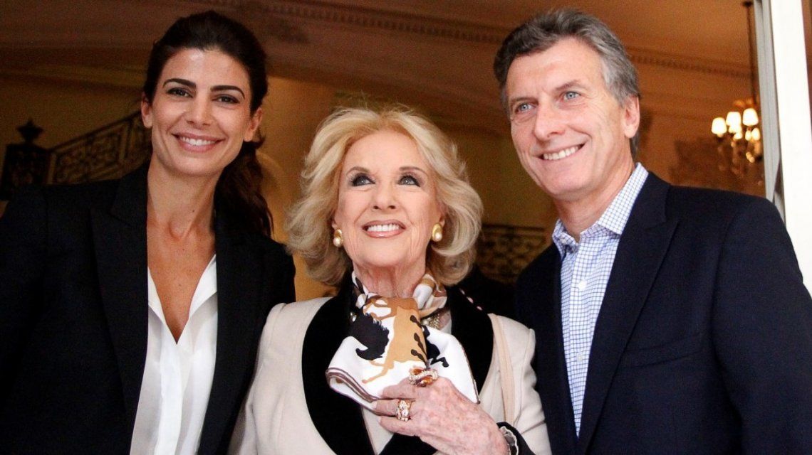 Macri almorzó con Mirtha Legrand en Chapadmalal