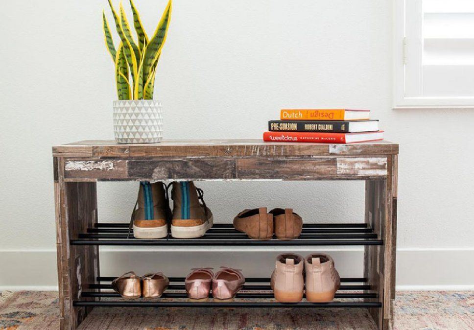 Zapateros muy decorativos para tener tu calzado en orden