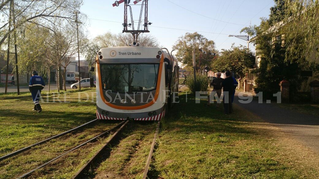 El Tren Urbano descarriló mientras se encontraba en funcionamiento.