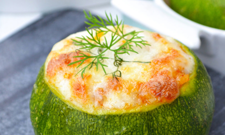 Receta de zapallitos rellenos sin carne. Receta de zapallitos rellenos sin carne.