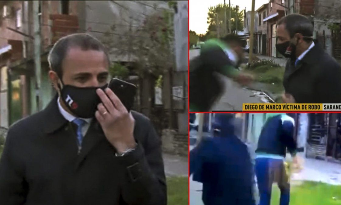 Le robaron el celular a un periodista de El Nueve mientras estaba haciendo un móvil