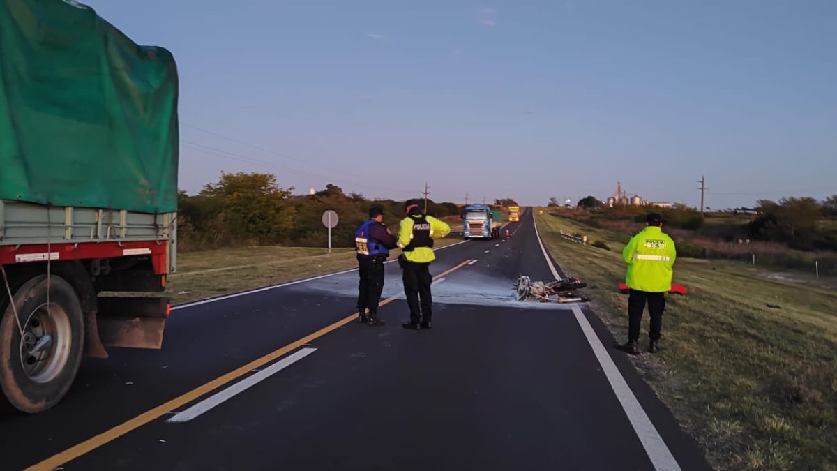 El choque ocurrió en Ruta Nacional 12