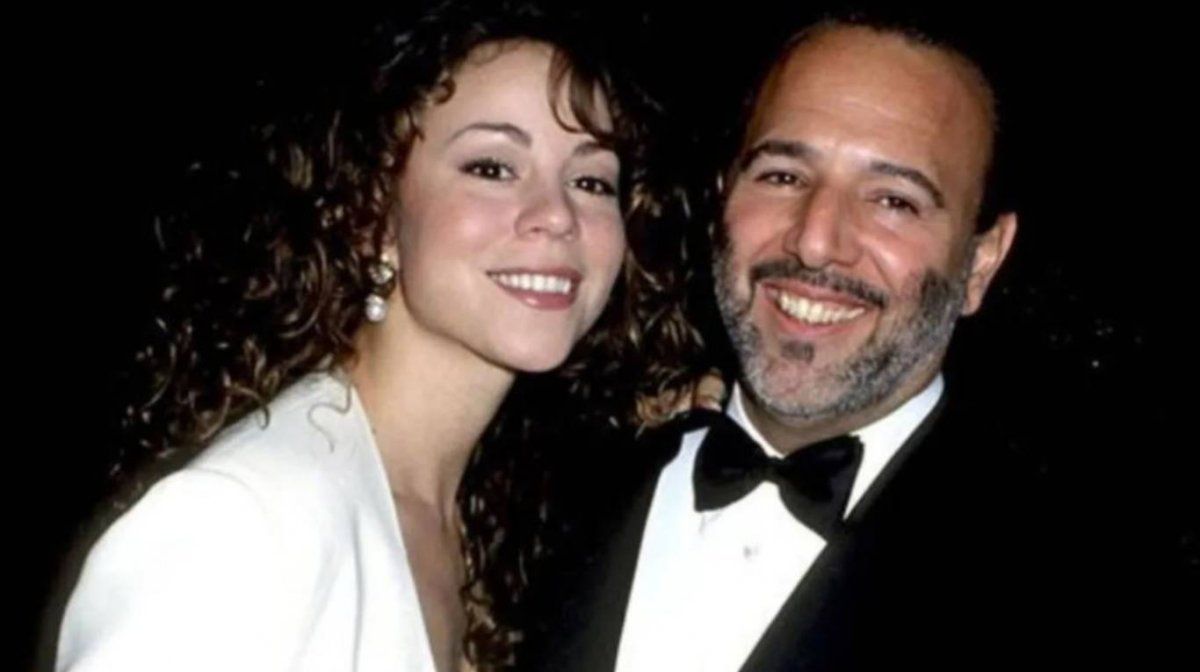 Mariah Carey junto a Tommy Mottola en sus épocas felices.