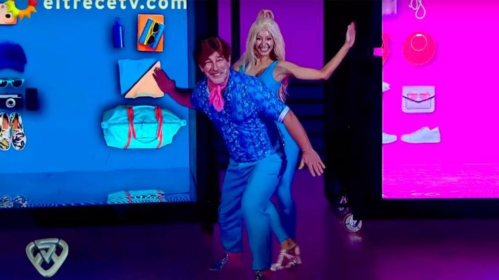 Pachu Peña hizo su gran debut disfrazado de Ken.